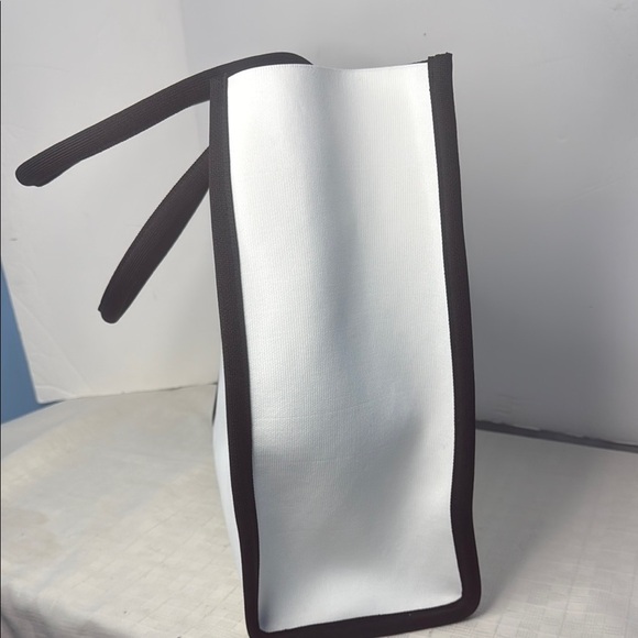 Kate Spade knit color block Black and White Tote Bag NWT - Picture 7 of 14